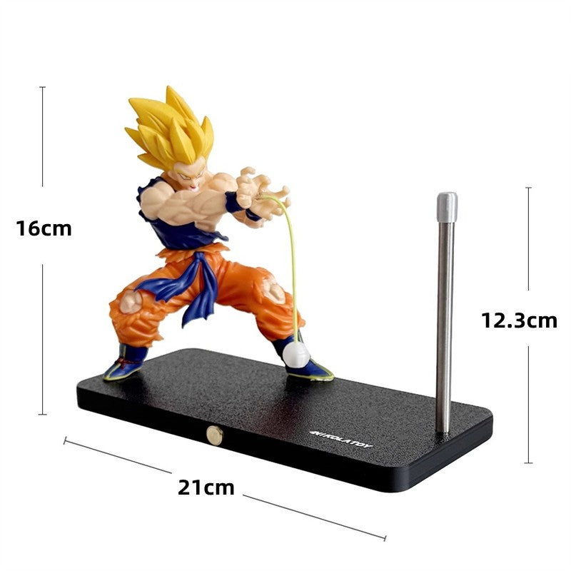 Anime Son Goku Kamehameha Night Light Figures Desktop Touch Control Lamp Rechargeable Night Lamp Figures with Cotton