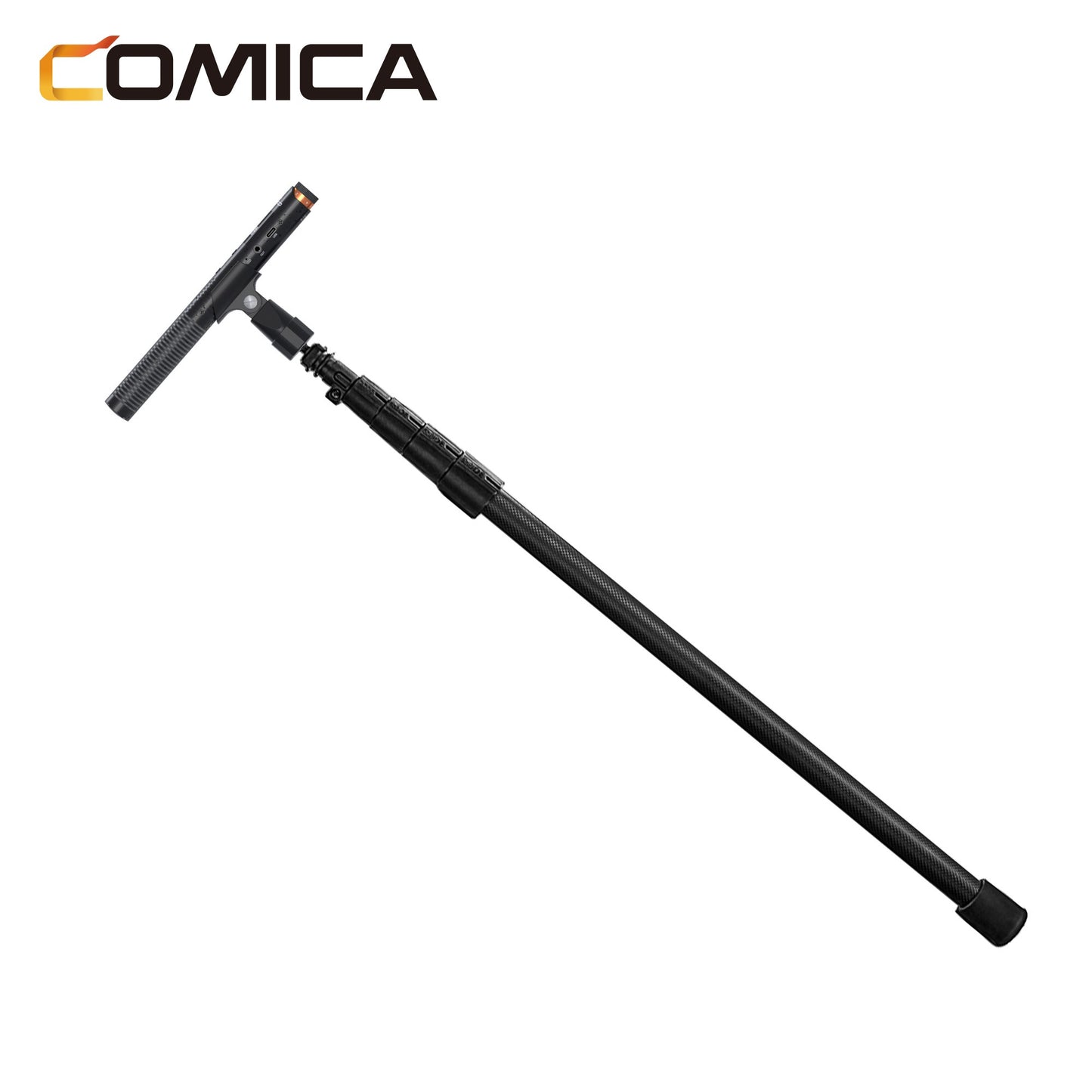 Comica VM30 2.4G Microfone Shotgun Sem Fio Supercardioide Microfone On-camera com Controle de Ganho para Câmera, Smartphone, Computador
