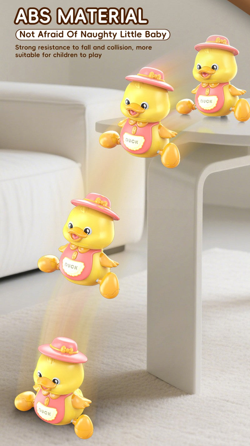 Brinquedos Musicais de Pato Rastejante para Bebês 3 Peças Pata Mãe Musical e Patinhos Brinquedo Interativo de Aprendizagem Precoce para Bebês Presente