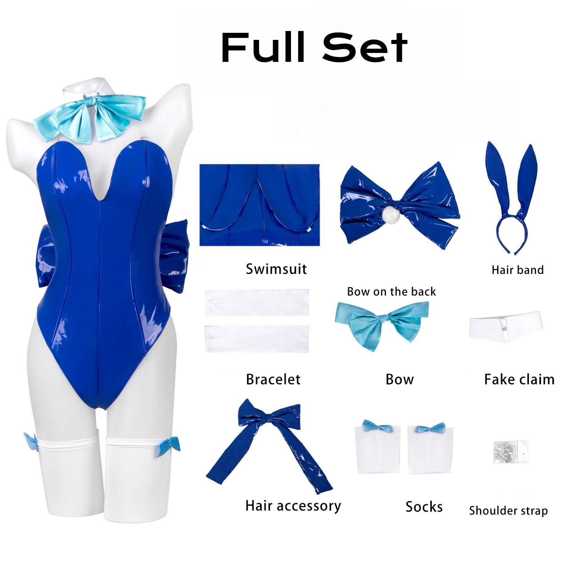 Sexy Anime Blue Archive Asuma Toki Bunny Girl Cosplay Costume Full Set Halloween Carnival Wear for Women Role Play Fancy Dress