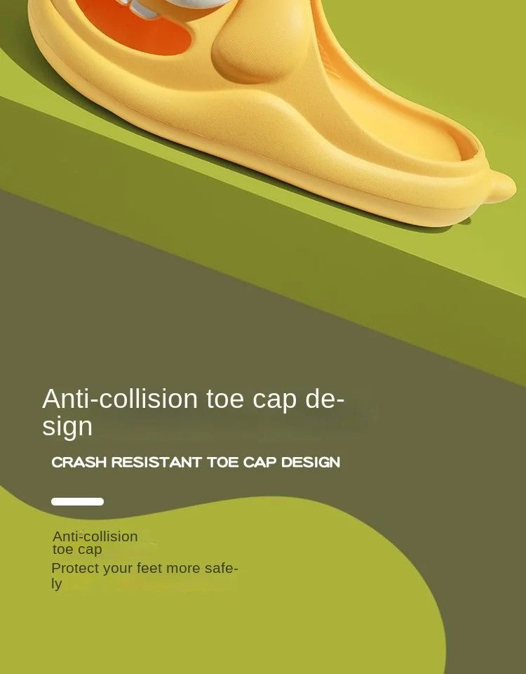 Tongue Kiss Slippers Big Eye Dog Slippers,Cute Funny Big Eye Dog Fun Cartoon Package Head Eva Slippers For Women