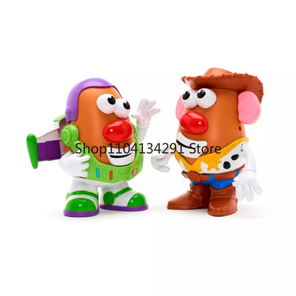 Coleção Original Disney Toy Story 4 Mr. Potato Head Mini Kit de Quatro Bonecos de Ação de Cinco Peças para Crianças Presente