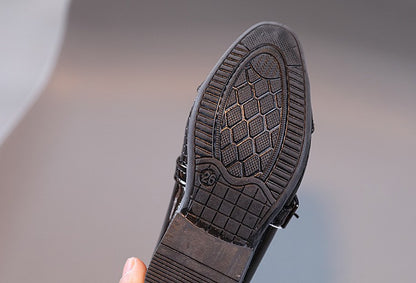 Oxford School Shoes Kids Patent Leather Shoes Girls Boys Toddler Shoes Children Fashion Dress Platform Party Flats Spring Autumn