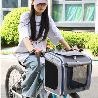 Bolsa De Gato Para Bicicleta, Bolsa De Cachorro, Bolsa Para Animais De Estimação, Mochila Portátil Para Uso Externo, Adequada Para Transportar Bicicletas E Motocicletas