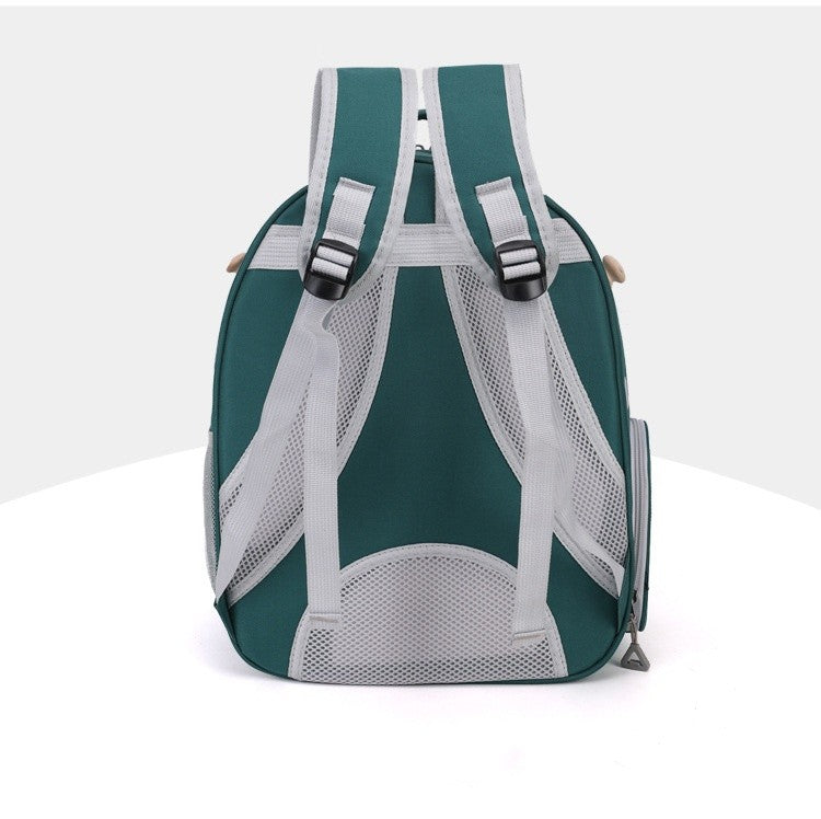Mochila para Transporte de Pássaros com Poleiro de Corda e Bandeja para Papagaio Periquito Arara Calopsita Gaiola Acrílica para Animais de Estimação Bolsa para Pássaros