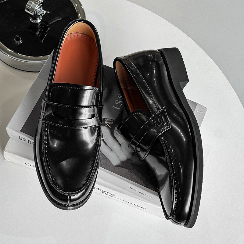 2025New Men Casual Oxford Shoes Genuine Leather Business Tooling Shoes Comfy High Quality Outdoor Antiskid Loafers Walking Shoes