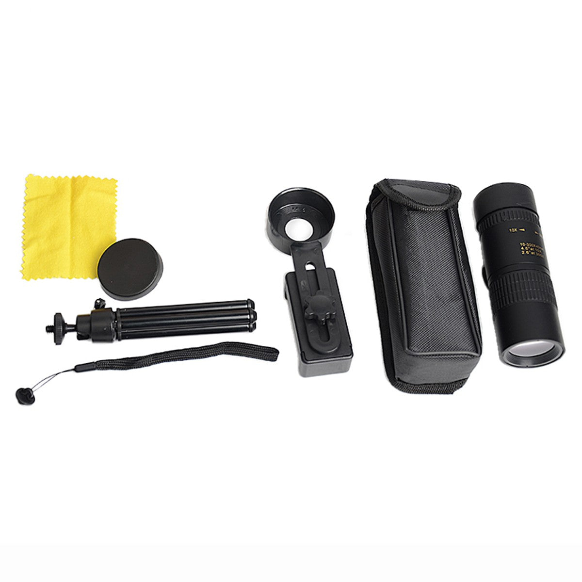 Telescópio com Zoom 10-300x40 HD 4K Binóculos Portáteis Potentes de Longo Alcance Monocular Profissional BAK4-Prismas Para Caça e Acampamento