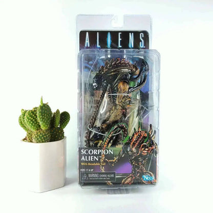 Scorpion NECA Alien Figure Snake Aliens VS Predator 13th Lineup Sgt Apone Snake Action Figures Toy Christmas Birthday Gifts