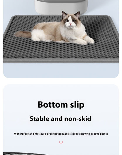Tapete Higiênico Grande para Gatos, Impermeável, Camada Dupla, Antiderrapante, para Bandeja Sanitária, Lavável, Durável, para Treinamento de Animais de Estimação