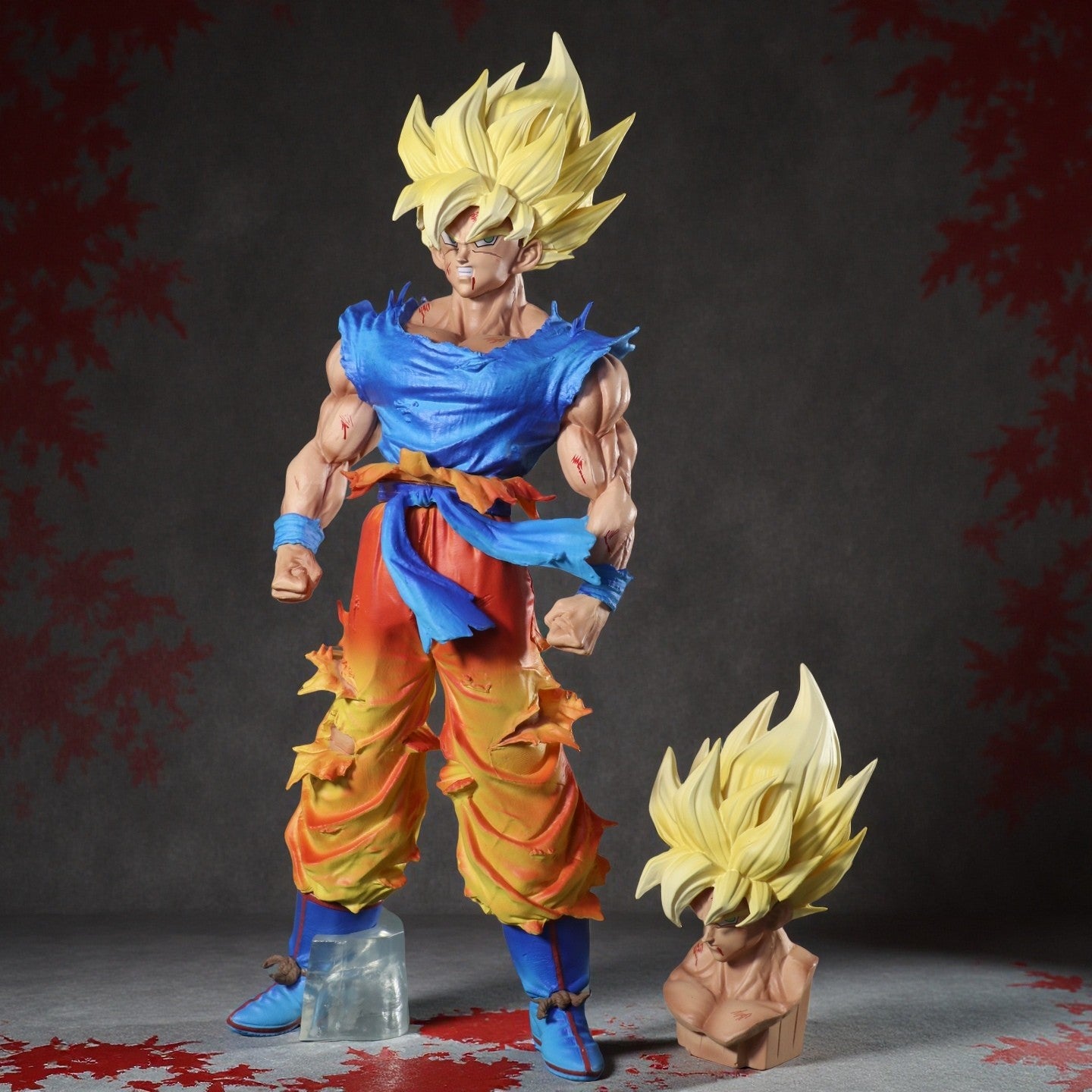 27cm Dupla Face Dragon Ball Z Son Goku Figure Super Saiyan Son Goku Bonecos de Ação Estátua de Pvc Coleção Modelo Brinquedos de Presente