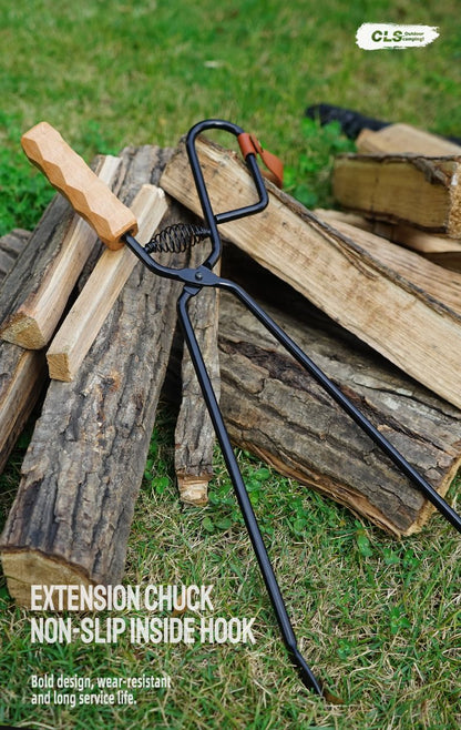 Outdoor barbecue charcoal clip,extended and thickened anti scalding charcoal clip,essential carbon clip for camping,travel,home