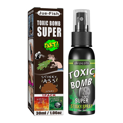30ml Fart Gag Spray Prank Joke Plastic Terrible Smell Spray Party Supplies Spoof Odor Spray for Adults Kids Halloween Funny Toys
