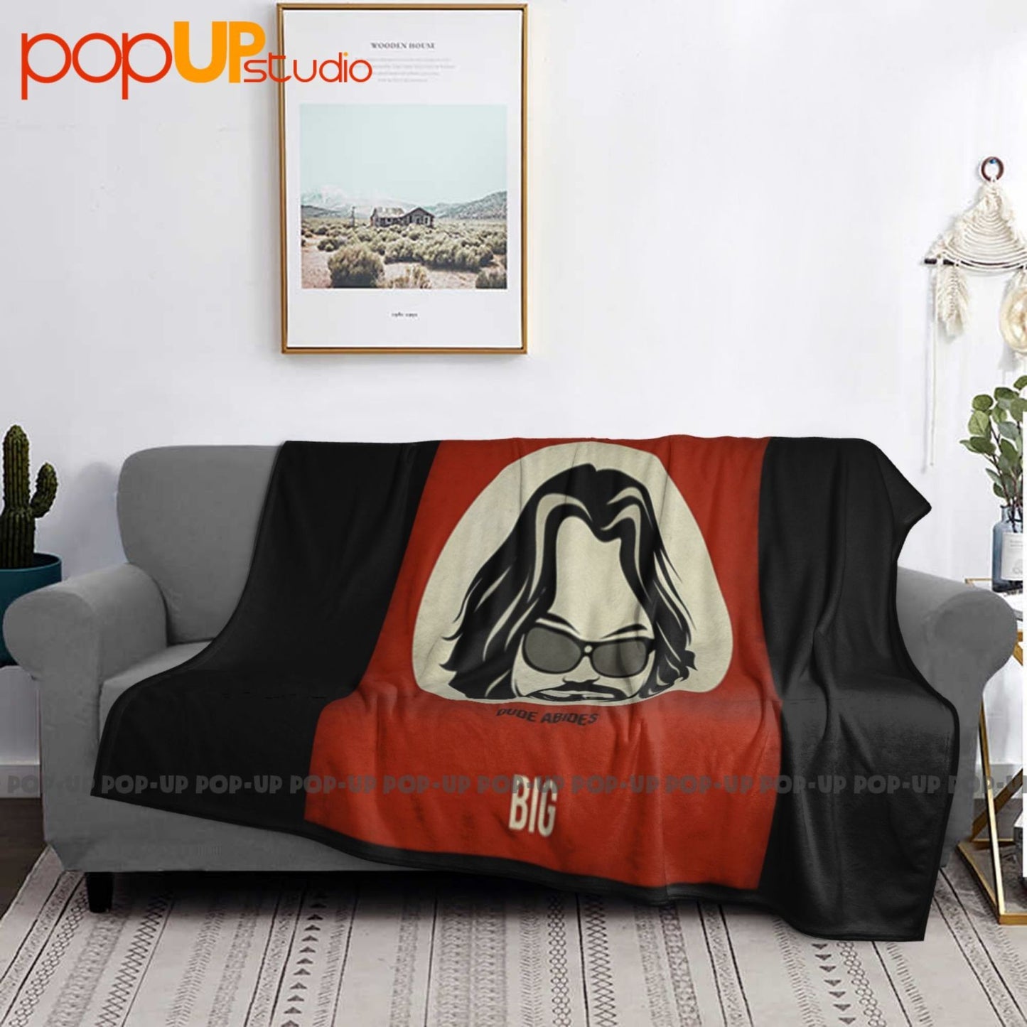 Cobertor Ultra Macio Big Lebowski, Colcha, Capa de Sofá de Inverno, Colchas