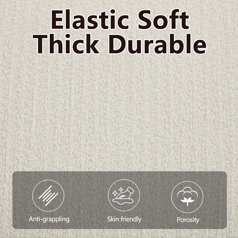 Luxury Oversized Cloud Couch – 4-Seater Boneless Deep-Seat Sectional Sofa for Living Room, Plush Ready-to-Relax Sofa