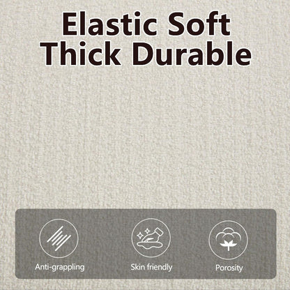 Luxury Oversized Cloud Couch – 4-Seater Boneless Deep-Seat Sectional Sofa for Living Room, Plush Ready-to-Relax Sofa