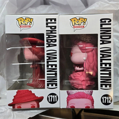 Funko Pop Wicked Boneca Elphaba Glinda Valentine #1711 1712 11,8 cm de altura Bonecas Colecionáveis Edição Limitada Modelo Brinquedo Presente