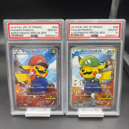 DIY 2016 P.M. JPN.XY PROMO PIKACHU Versão Coleção Cartão 10 Pontos Classificação Cartão PIKACHU CAIXA ESPECIAL Anime Jogo Cartão Presente Brinquedo