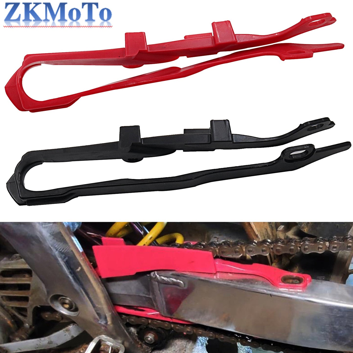 Dispositivo de proteção do guia deslizante da corrente da motocicleta para Honda CR125R CR250R CRF250R CRF450R CRF450X CR CRF 125 250 450 2000-2013