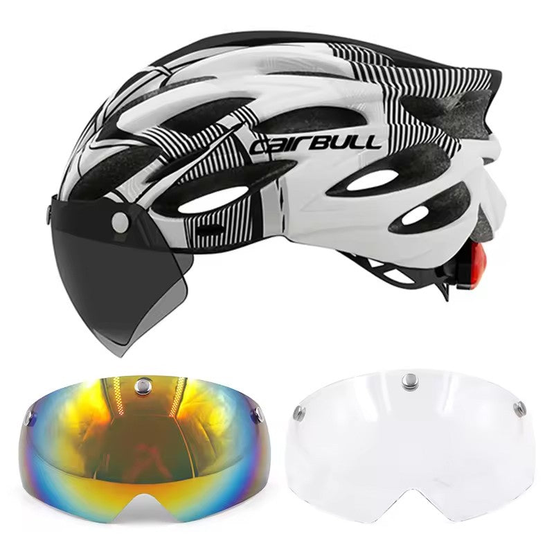 Cairbull Capacetes de Ciclismo MTB Mountain Road Capacete de Bicicleta de Corrida Leve Respirável Led Segurança Capacete de Bicicleta 54-62cm Casco