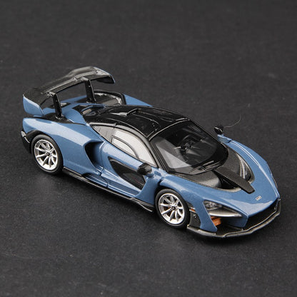 Massdi 1:64 McLaren Senna Modelo de Carro em Liga Minha Supercarro Veículo de Brinquedo Fundido