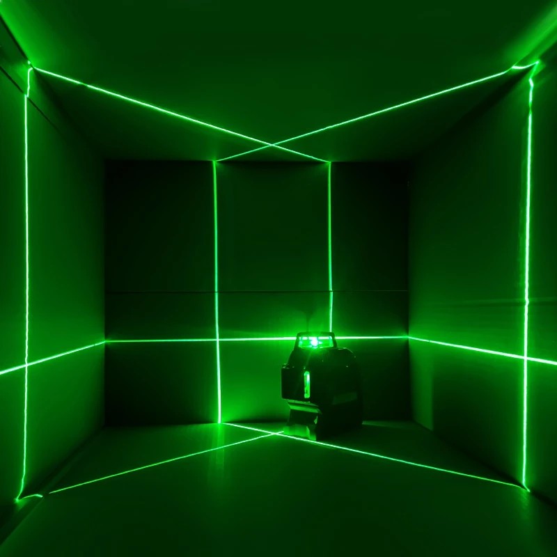 Nível a Laser Verde Bosch 12 Linhas 360 Nível a Laser GLL3-60XG Projeção de Linha de Marcação para Decoração Residencial Nível a Laser para Exterior