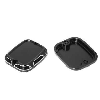 Tampa do Reservatório de Freio Mestre CNC de Moto Dianteira e Traseira para Harley Touring Road King Street Electra Glide Ultra V-Rod Night Rod