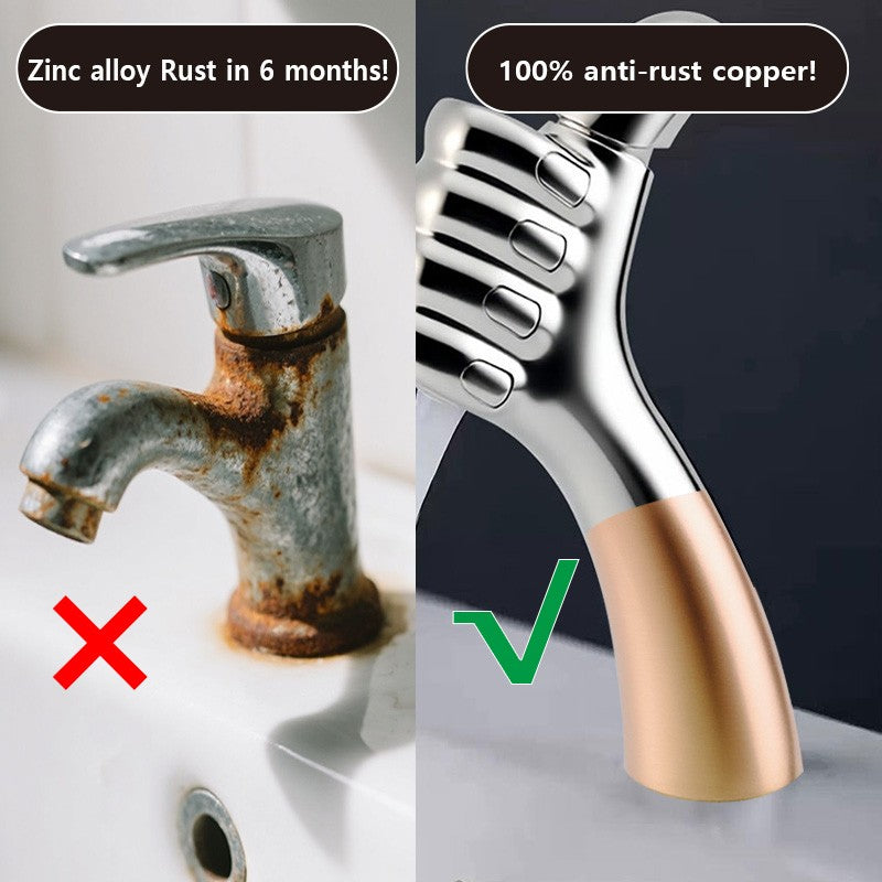 Modern Design Bathroom Sink Faucet Thumbs Bathroom Faucet Brass Mixer Basin Faucet Single Hole Deck Mounted Washbasin Water Taps