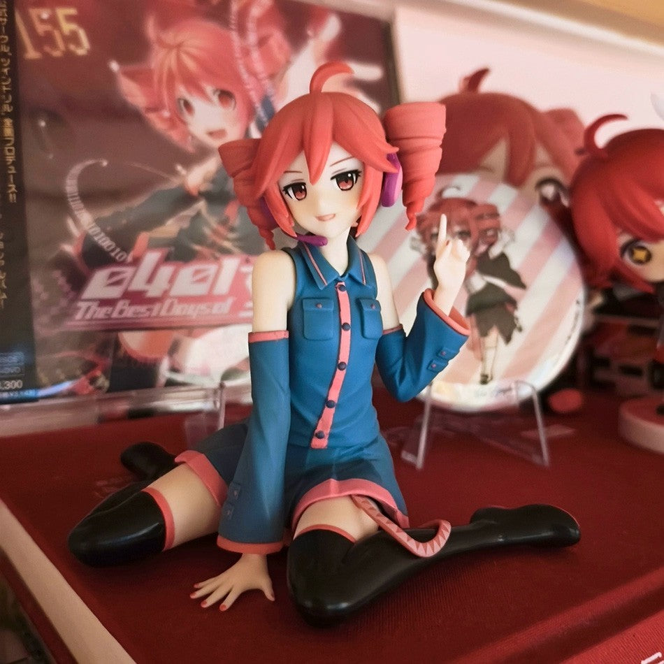 Original SEGA Utau Kasane Teto Premium Chokonose Action Figure PVC Model Collection Anime Figurine Birthday Gift
