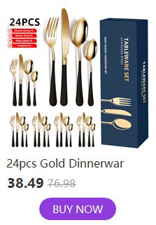 20/30/40Pcs Luxury Tableware Flatware Set Creative Snake Skin Hotel Steak Dinnerware Set Stainless Steel Gold Cutlery Set Gift