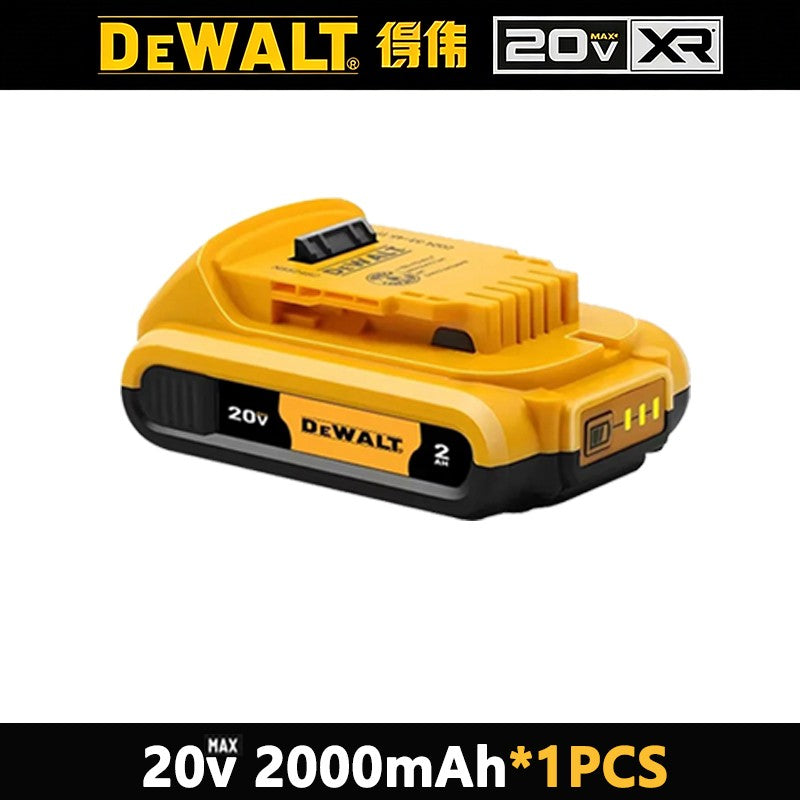 Bateria Dewalt 20V 100% Genuína, Bateria Recarregável de Íon de Lítio 2AH 5AH 6AH, Bateria de Substituição para Ferramentas Elétricas Dewalt DCB200