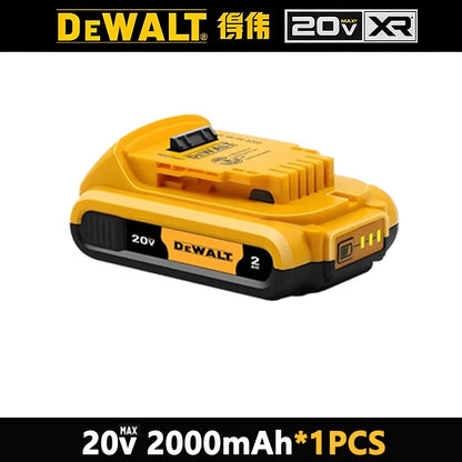 Bateria Dewalt 20V 100% Genuína, Bateria Recarregável de Íon de Lítio 2AH 5AH 6AH, Bateria de Substituição para Ferramentas Elétricas Dewalt DCB200
