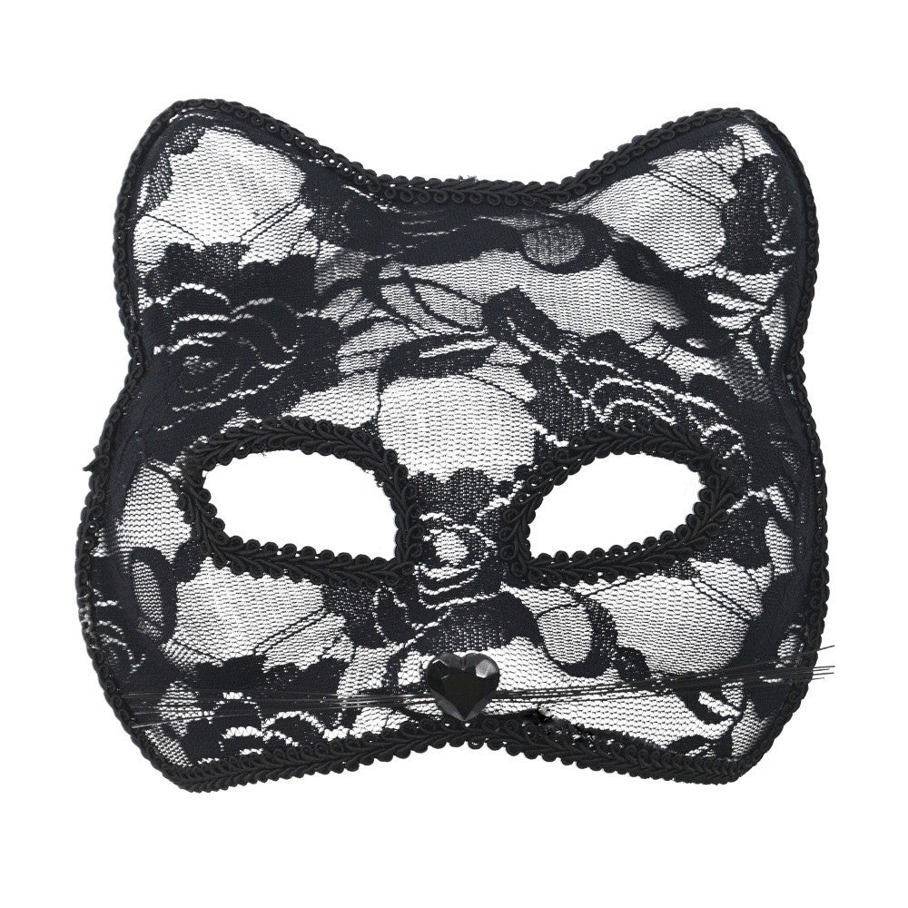 Cat Face Masquerade Mask Black White Lace Costume Accessories Costume Party Accessories Fun Prop Women Lace Mask Cosplay Event