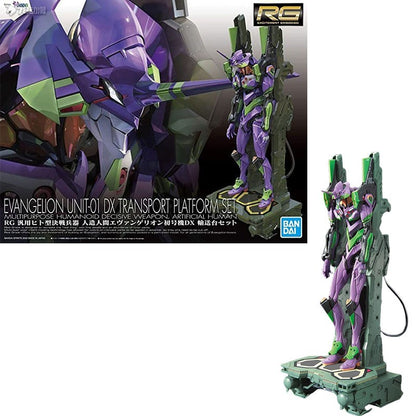 Bandai Genuíno RG EVANGELION UNIDADE-00/01/02/03/04/06/08a CONJUNTO DE ARMAS Anime Boneco de Ação Modelo de Montagem Colecionável Brinquedos Infantis