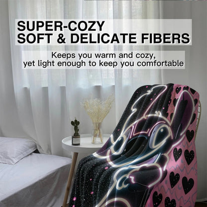 Disney Dream Stitch Print Blanket Multifunctional Flannel Blanket Birthday Gift for Home Outdoor Travel Camping Nap Cover