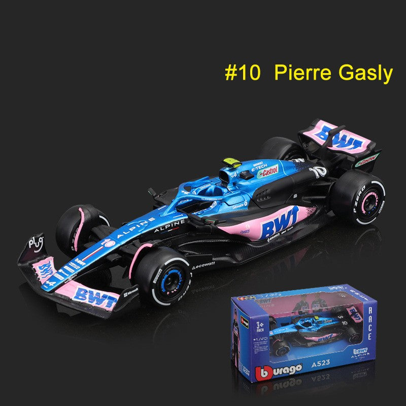 Bburago 1:43 Alpine F1 Team A524 2024 Liga Carro Miniatura Diecast Modelo #10 Pierre Gasly #31 Esteban Ocon Brinquedo Colecionável