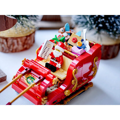 LEGO 40499 Trenó de Rena do Papai Noel para Meninos e Meninas - Brinquedo de Construção Educacional de Blocos de Montar Presente de Natal