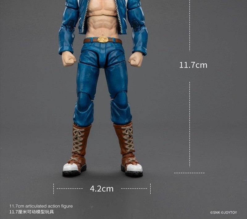 JOYTOY SNK KOF '98UM' 97 Special Team Ryuji Yamazaki Billy Kane Blue Mary 1/18 Bonecos de Ação Modelo Colecionável Brinquedo Presente para Menino