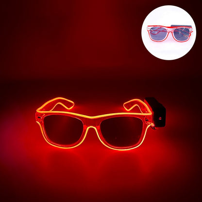 New Cool Wireless Glowing LED Light Up Glasses For Rave Festival Party Luminous Neon Mosaic Sunglasses Club Disco Eye Glasses