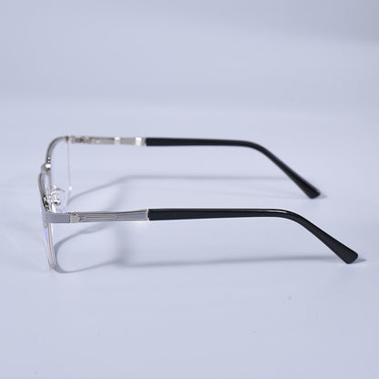 Anti Blue Light Men Reading Glasses Metal Full Frame Business Eyeglasses For Men Square Double Color Reading Eyewear +100+150