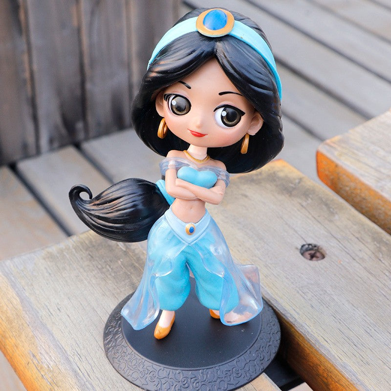 Disney Princesas Ariel Rapunzel Cinderela Sereia Anna Elsa Bela Sofia Branca de Neve Mulan A Pequena Sereia Bonecos Brinquedos Presente Infantil