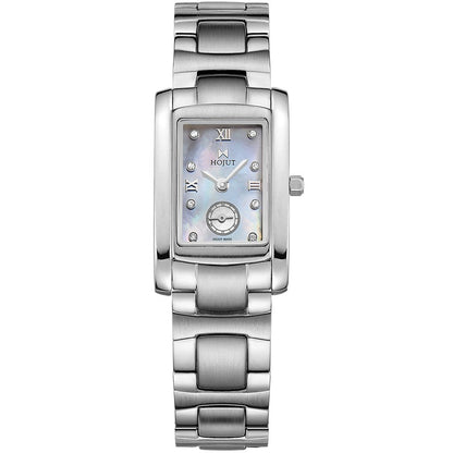 Classic square waterproof stainless steel material women's quartz watch