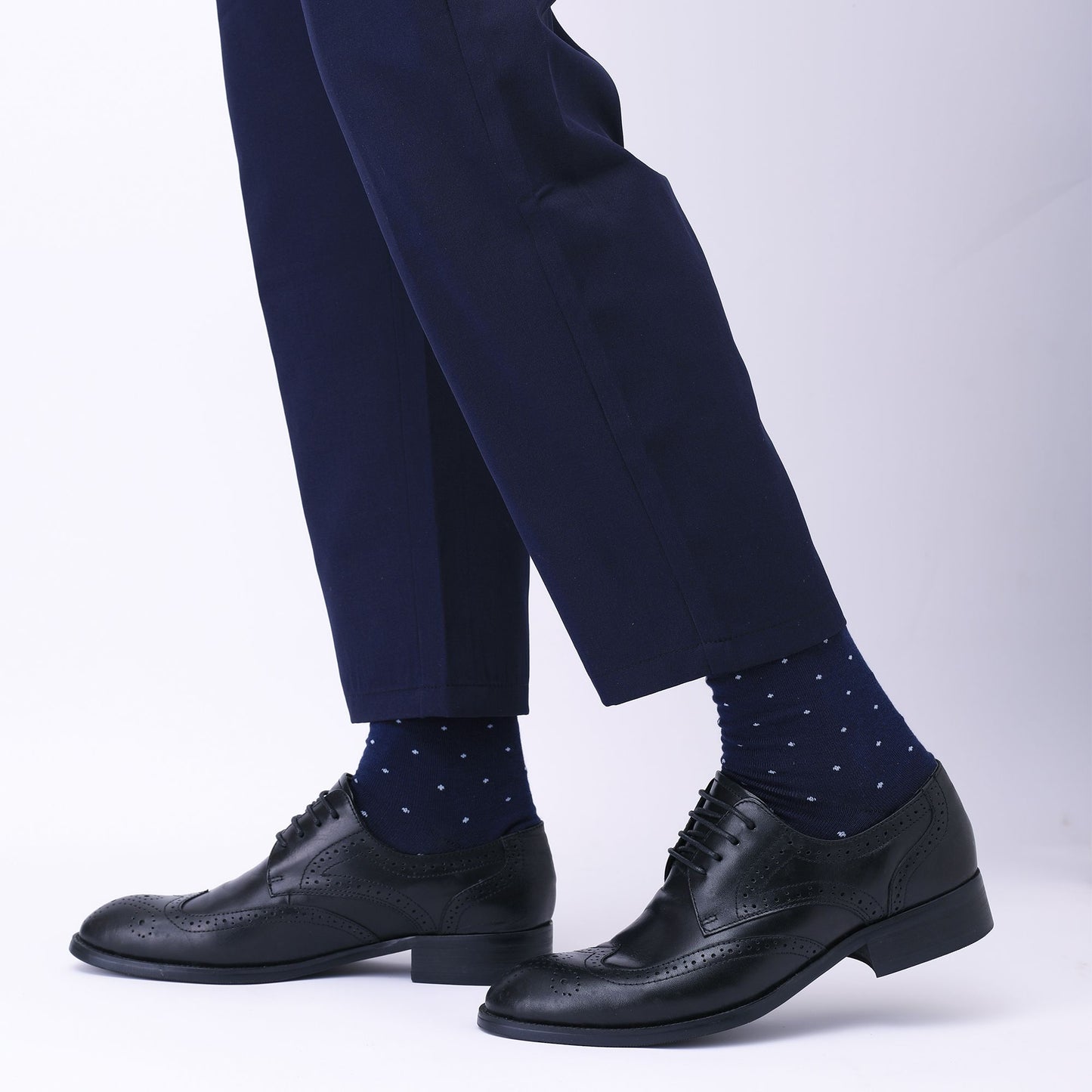 5 Pairs Mens Dress Socks Plus large Size?High Quality Combed Cotton Crew Socks?Black Cool Argyle Breathable Casual Socks for men