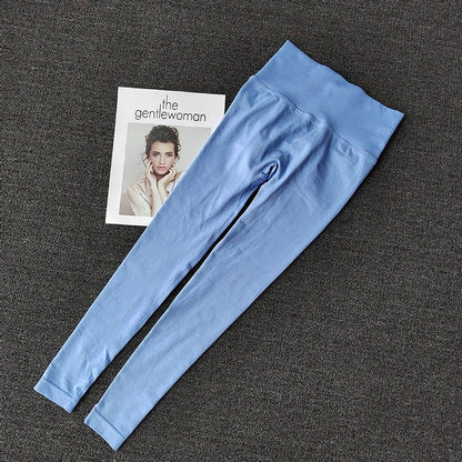 Seamless Sport Yoga  High Waist Pants Leggings Sport See Through Yoga Gym Runnin