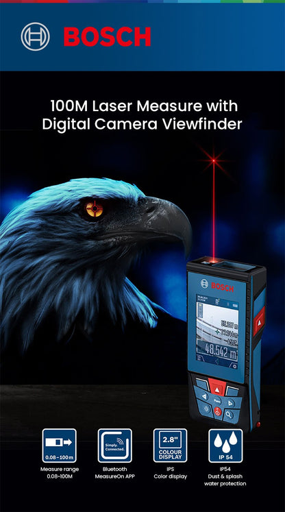 Medidor de Distância a Laser Bosch Trena a Laser Medidor a Laser Profissional Medidor de Distância Ótico Preciso 30-50m Equipamento de Pesquisa