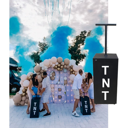 Tnt Gender Reveal Machine Kit Baby Smoke Decoration Supplies Celebration Ideas Backdrop Background Memories Pyrotechnic Items FX