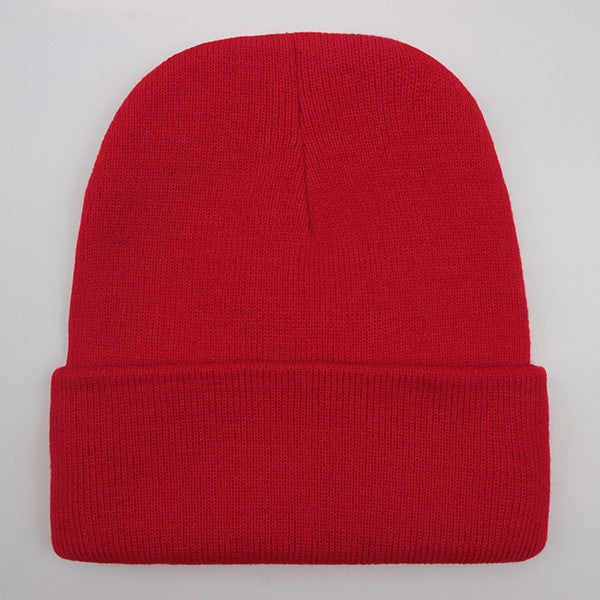 Touca Sólida Unissex Outono Inverno, Mistura de Lã, Macia e Quente, Boné de Tricô Masculino Feminino, Gorro, Toucas de Esqui, 24 Cores