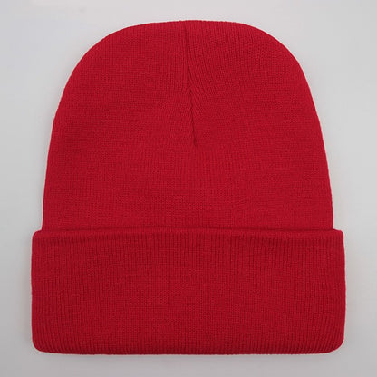 Touca Sólida Unissex Outono Inverno, Mistura de Lã, Macia e Quente, Boné de Tricô Masculino Feminino, Gorro, Toucas de Esqui, 24 Cores
