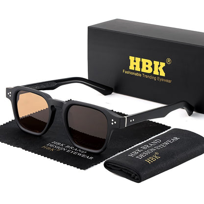 Óculos de Sol Punk HBK Fashion para homens Óculos de Sol Quadrados Clássicos Esportes ao Ar Livre Festa Férias Viagem Condução Pesca Óculos