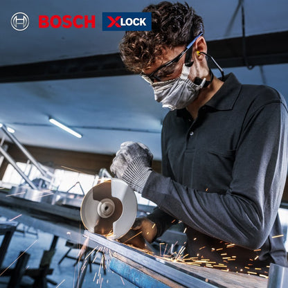 Lâmina de Corte Bosch Professional para Metal/Aço Inoxidável, Adequada para Esmerilhadeira com Sistema de Fixação X-Lock