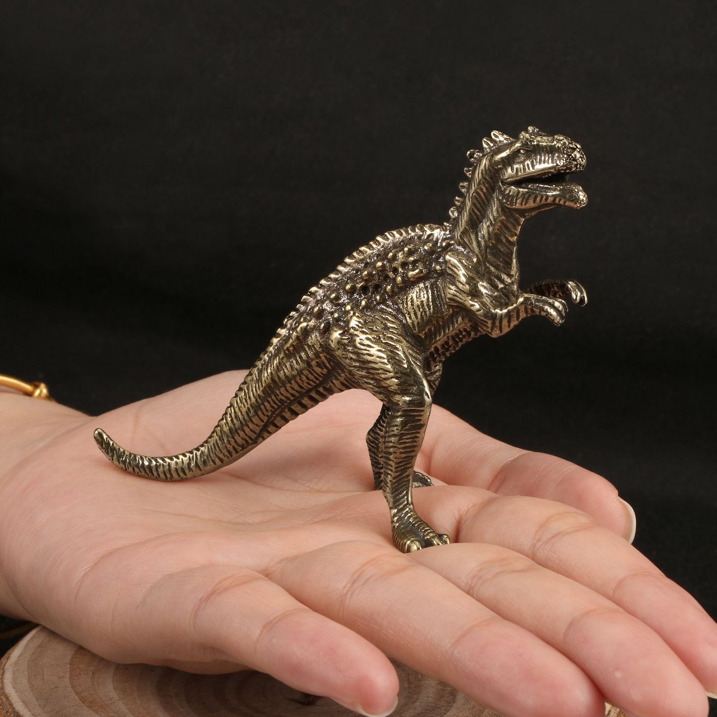 Dinossauro Alossauro Estegossauro Pterossauro Dimetrodon Diplodoco Estátua Decoração de Mesa de Escritório Jurássico Estatueta de Cobre 12 Estilos